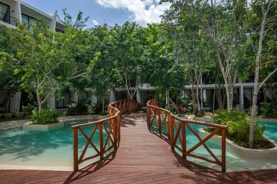 Condo Jungle Apartment & Private Patio Tulum Bagian luar foto