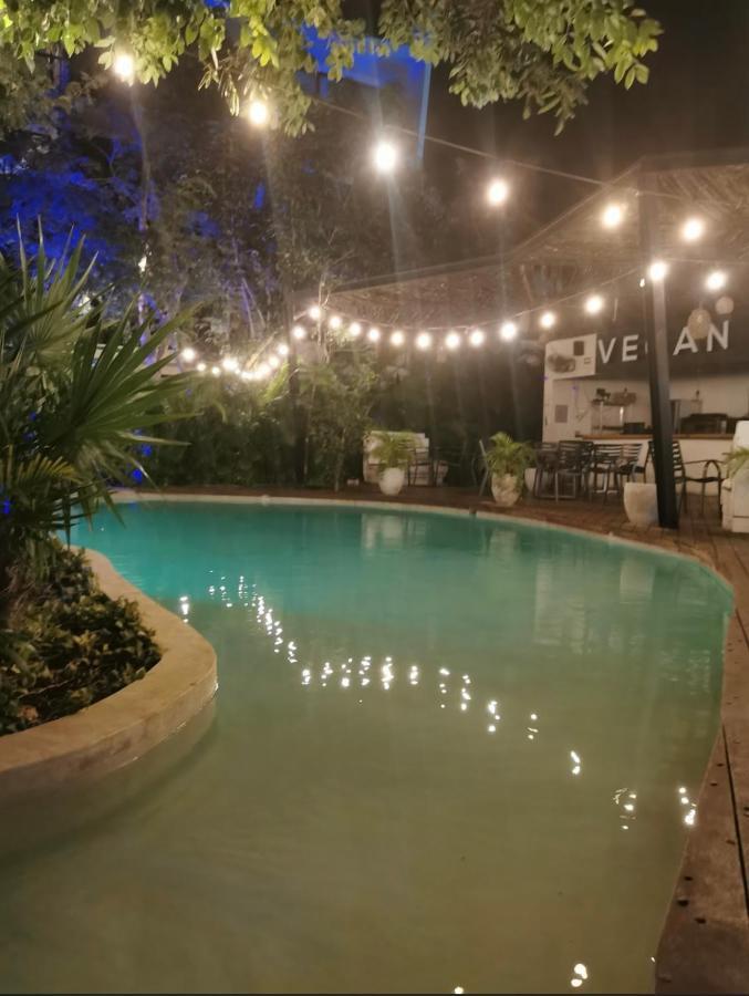 Condo Jungle Apartment & Private Patio Tulum Bagian luar foto